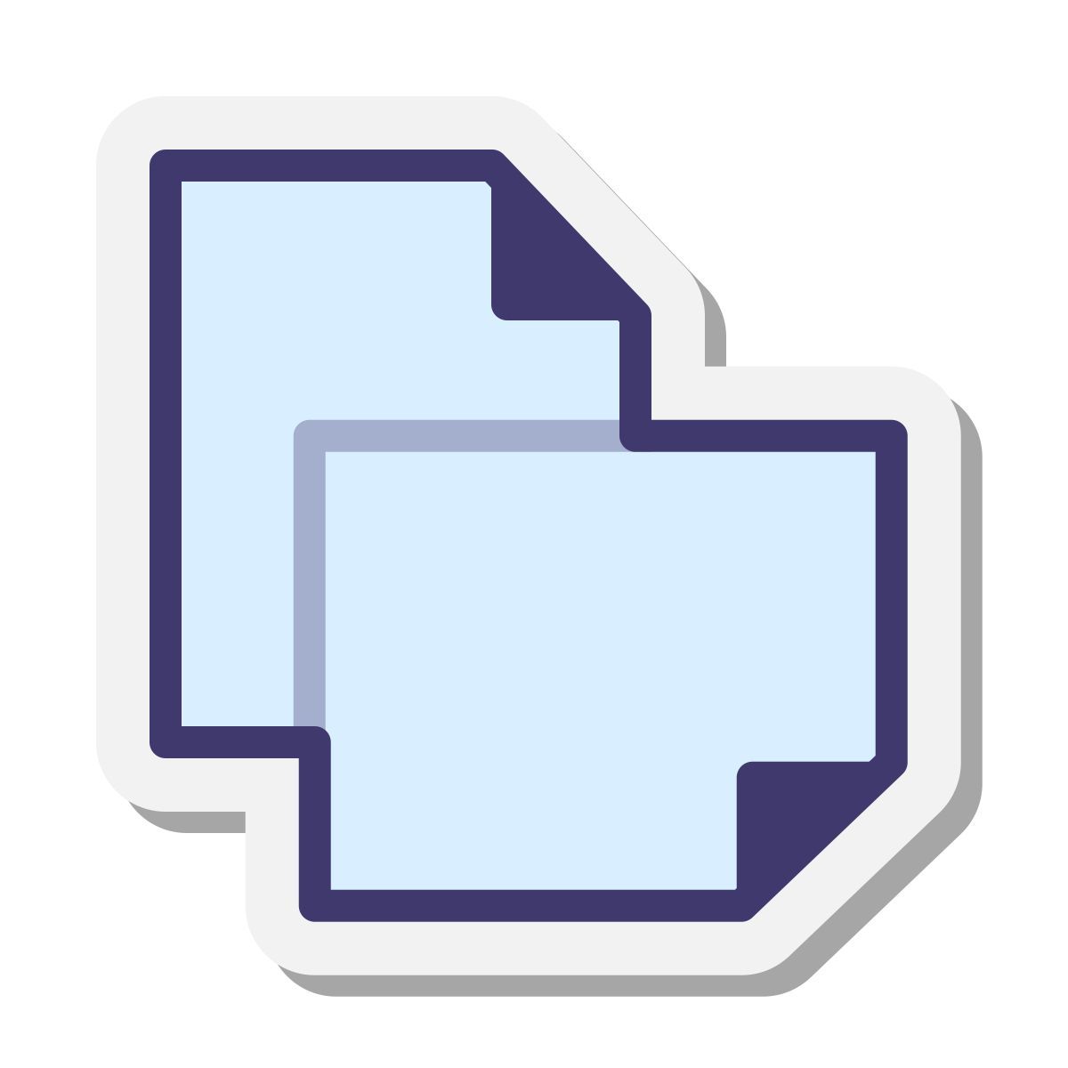 stickers style seitenausrichtung icon