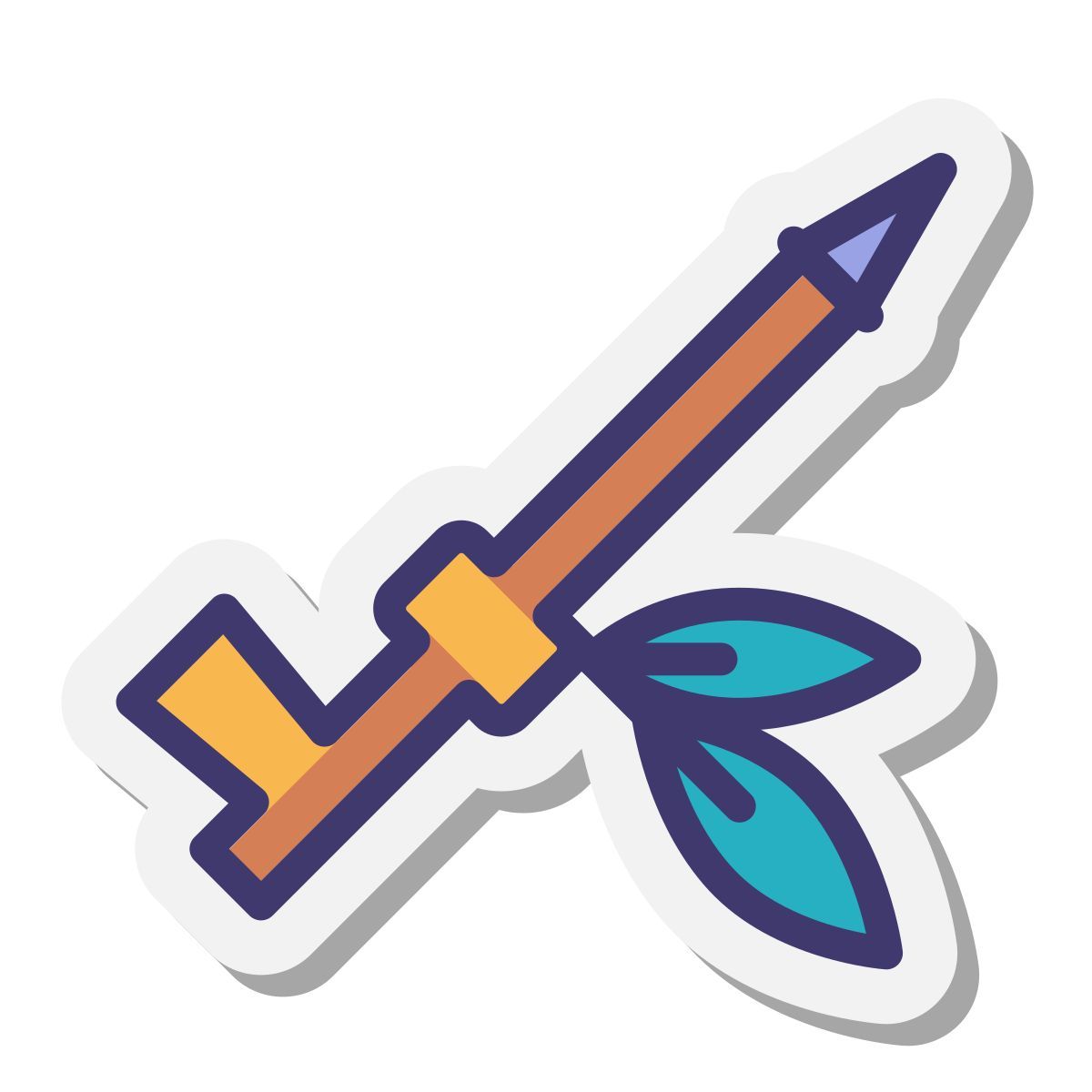 stickers style pipe à fumer icon