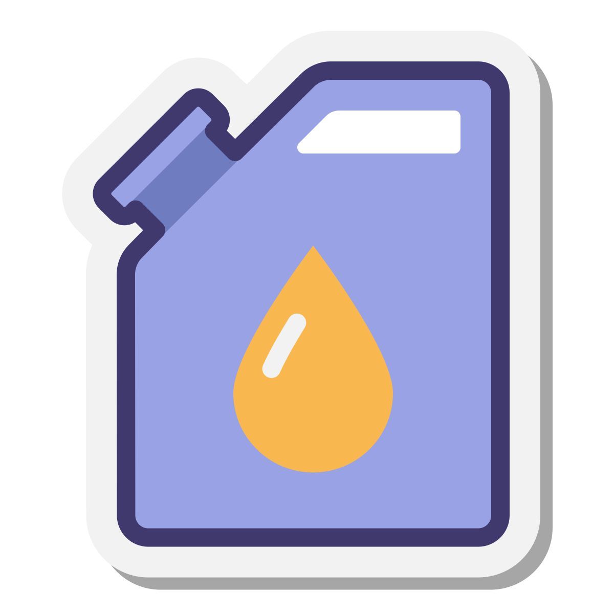 stickers style gasolina icon