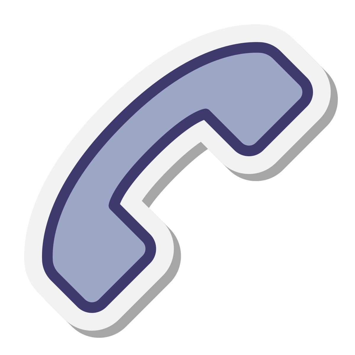 stickers style telefon getrennt icon