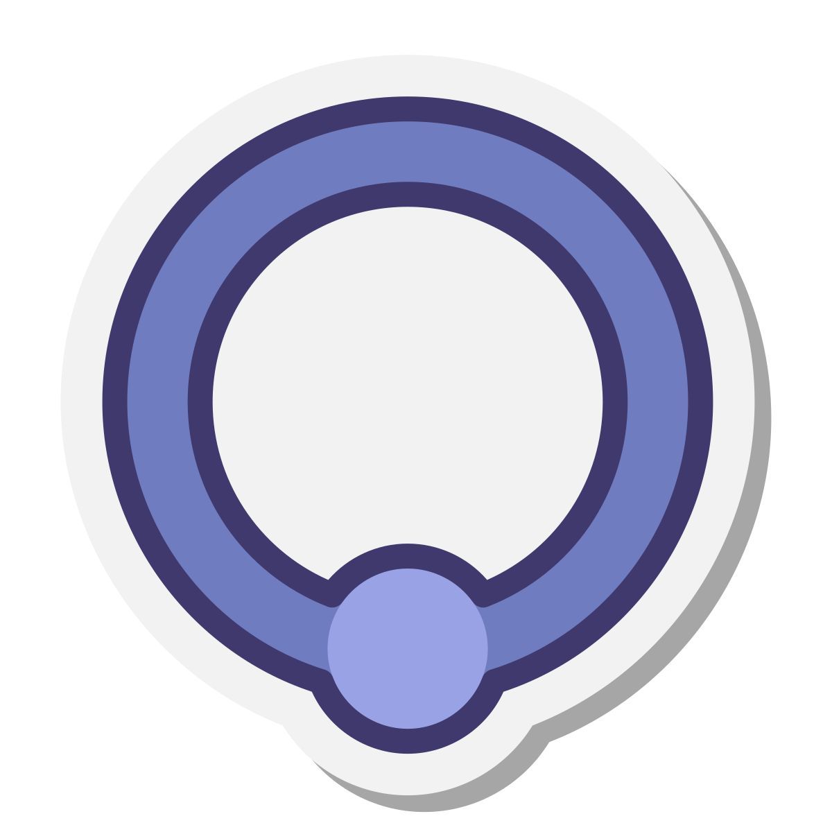 stickers style piercing icon