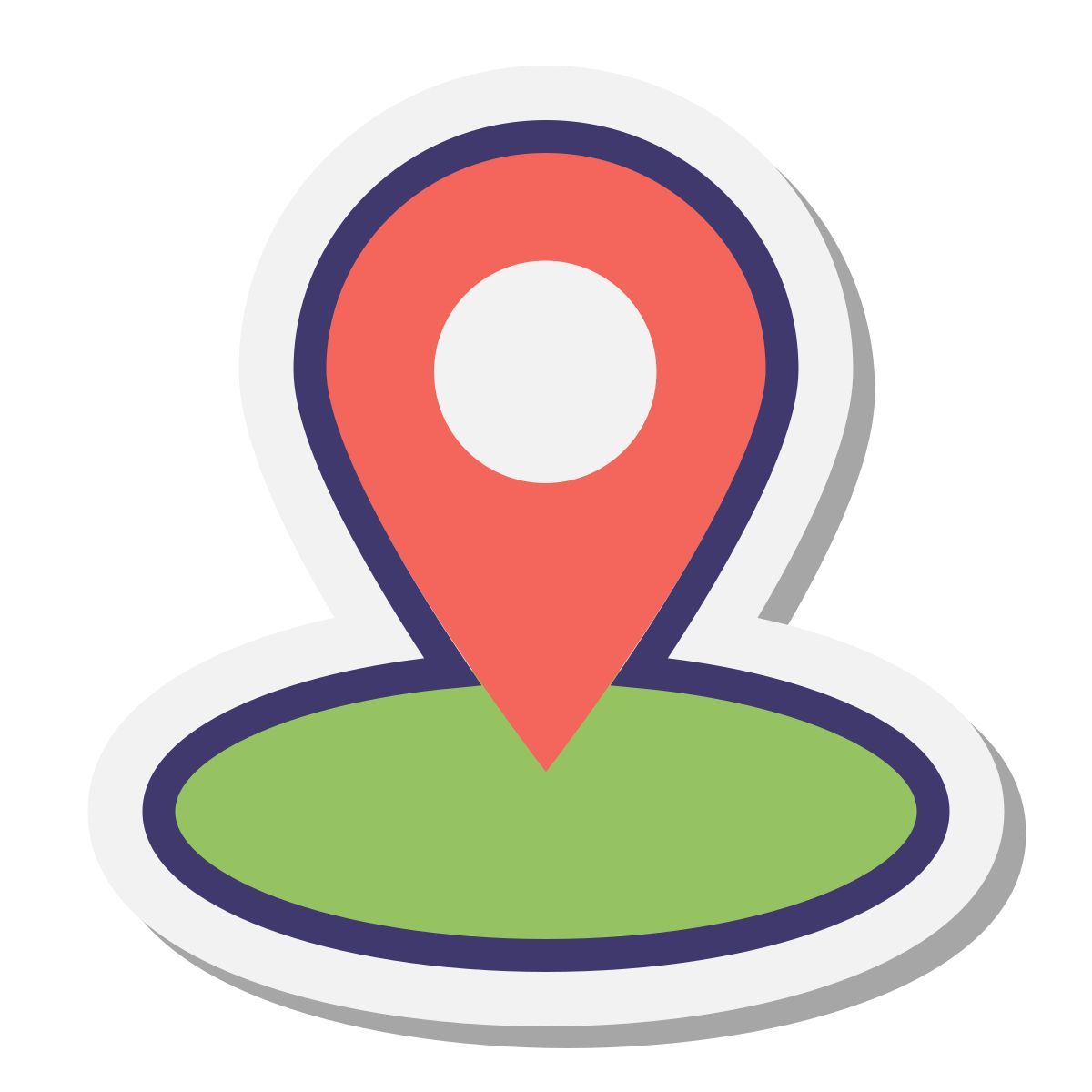 stickers style géorepérage icon