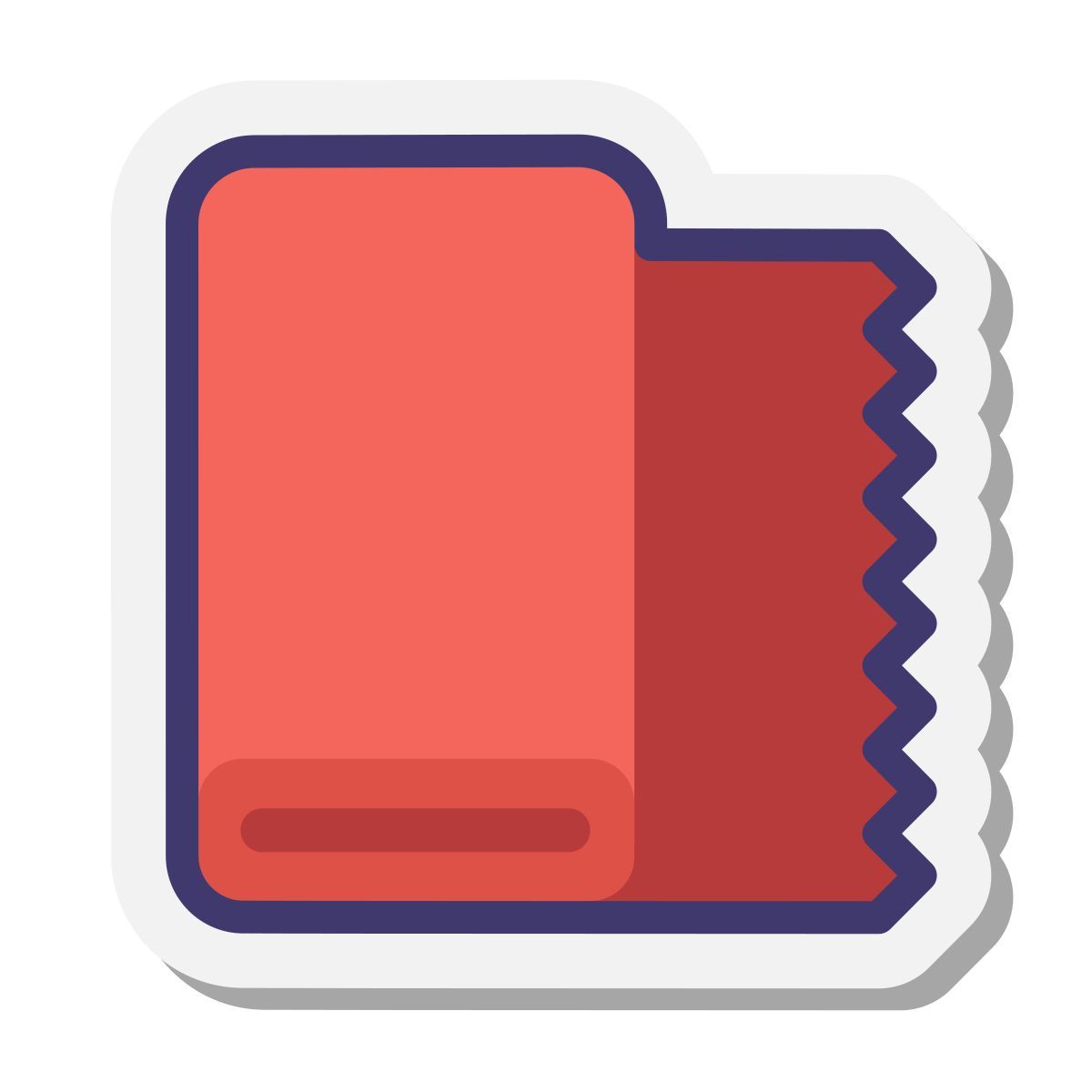 stickers style paño de limpieza icon