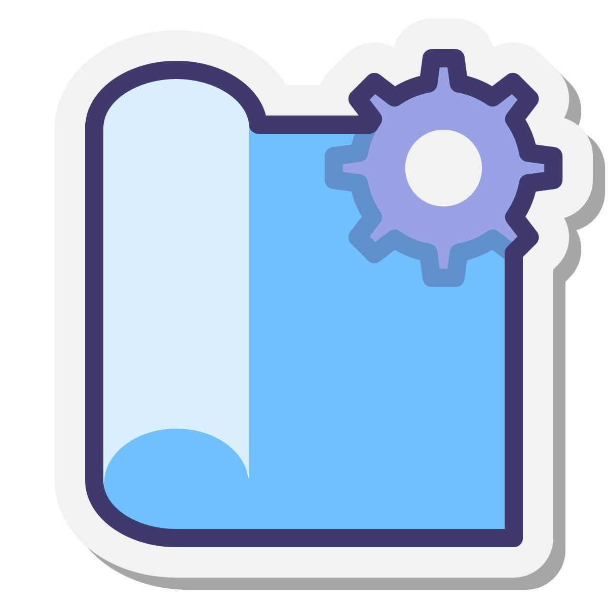 stickers style 프로젝트 설정 icon