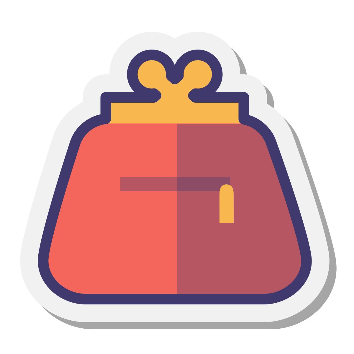 stickers style 钱包后视图 icon