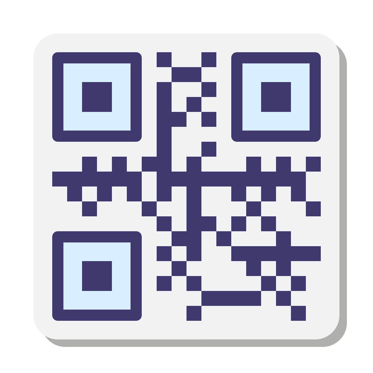 stickers style qr code  v2 icon