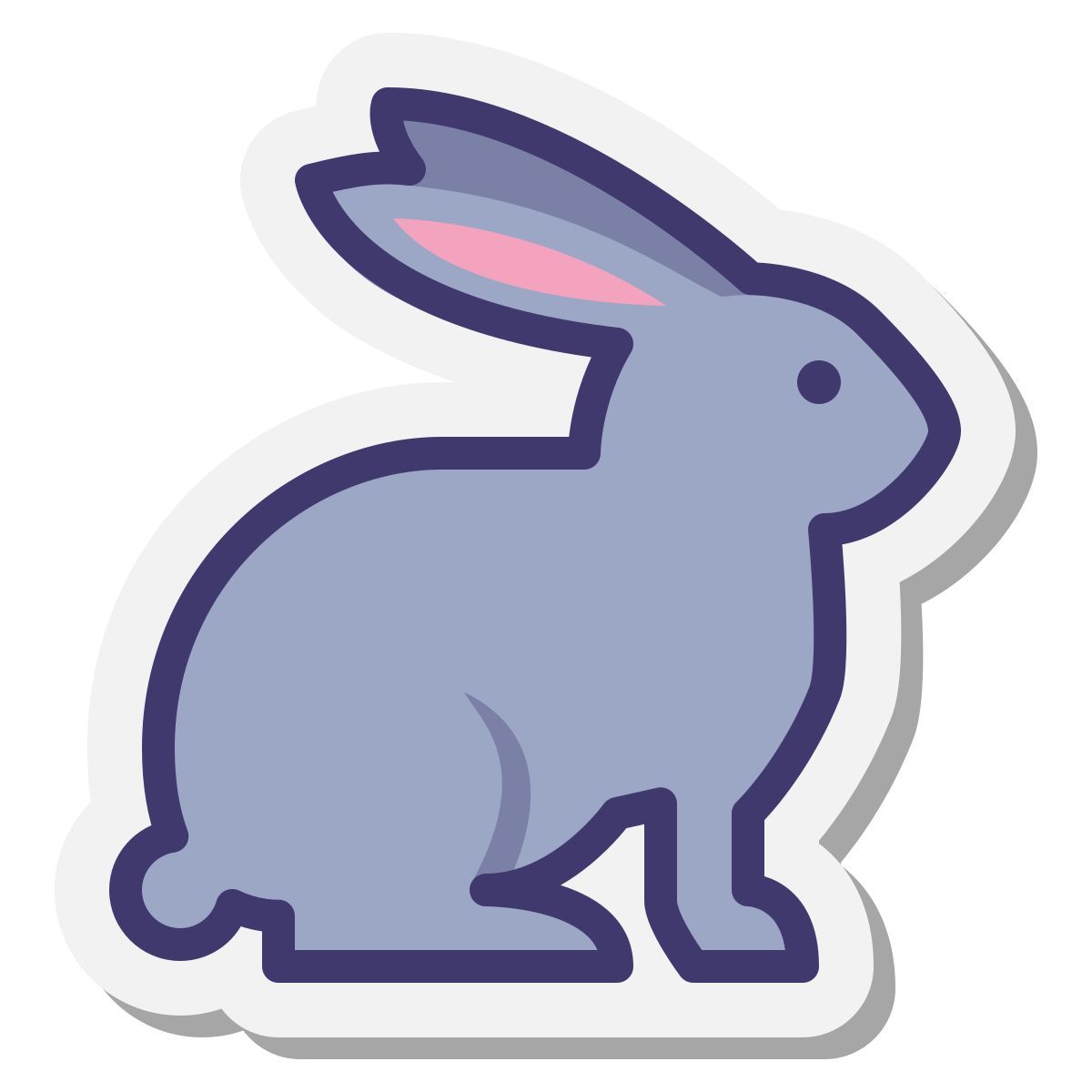 stickers style coniglio icon