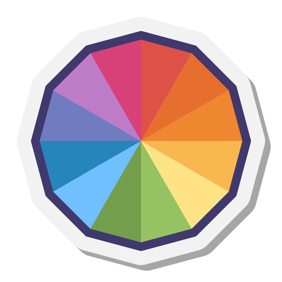 stickers style rgb icon