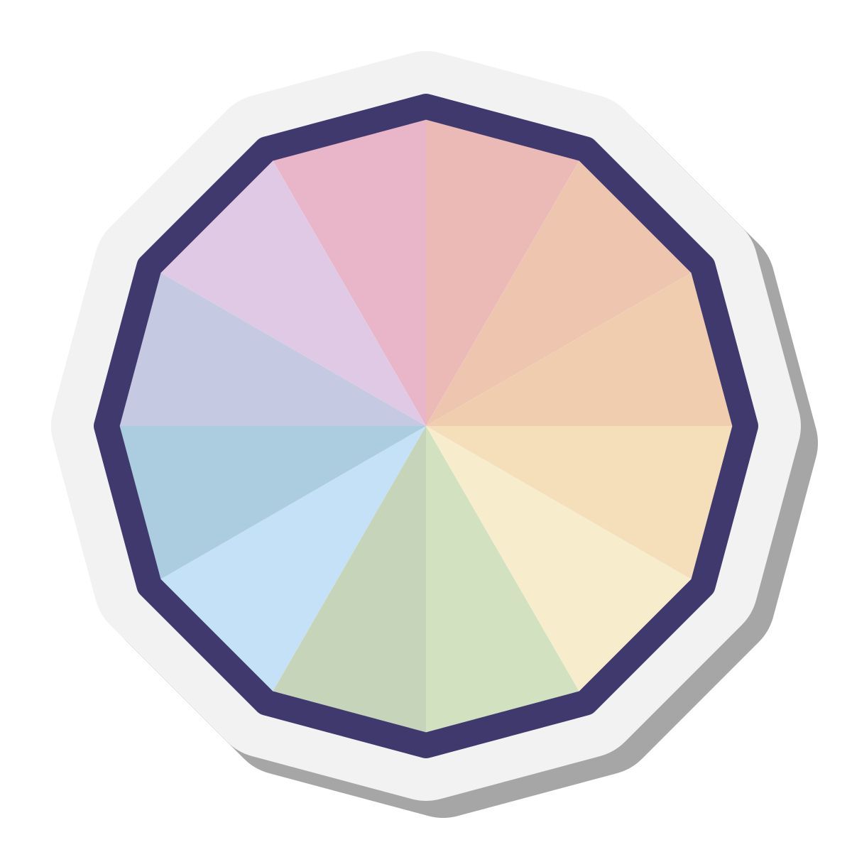 stickers style rgb icon