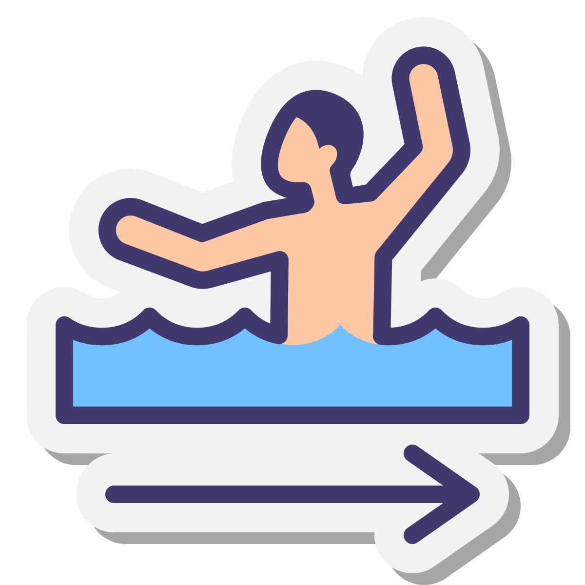 stickers style 이안류 icon