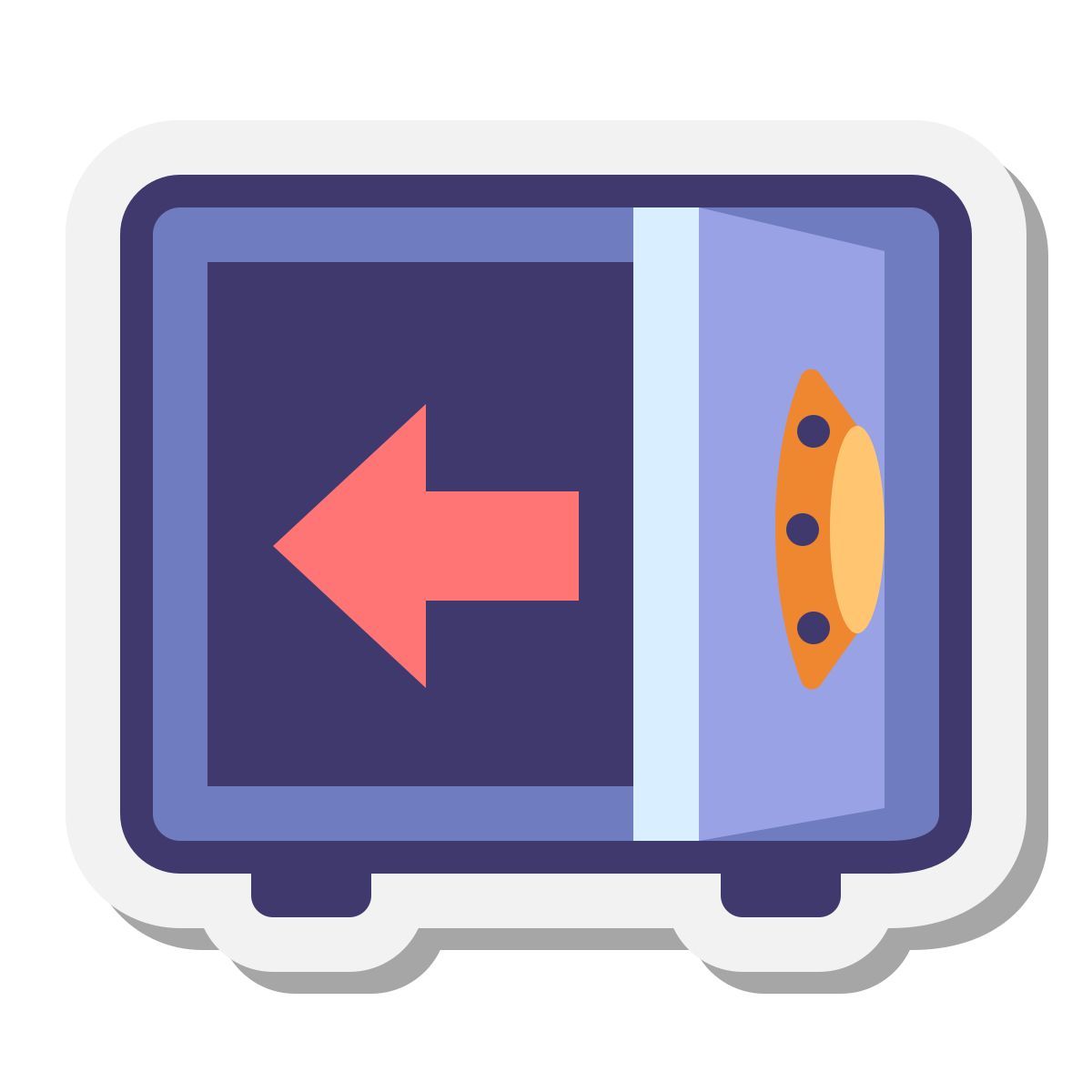 stickers style 安全出 icon