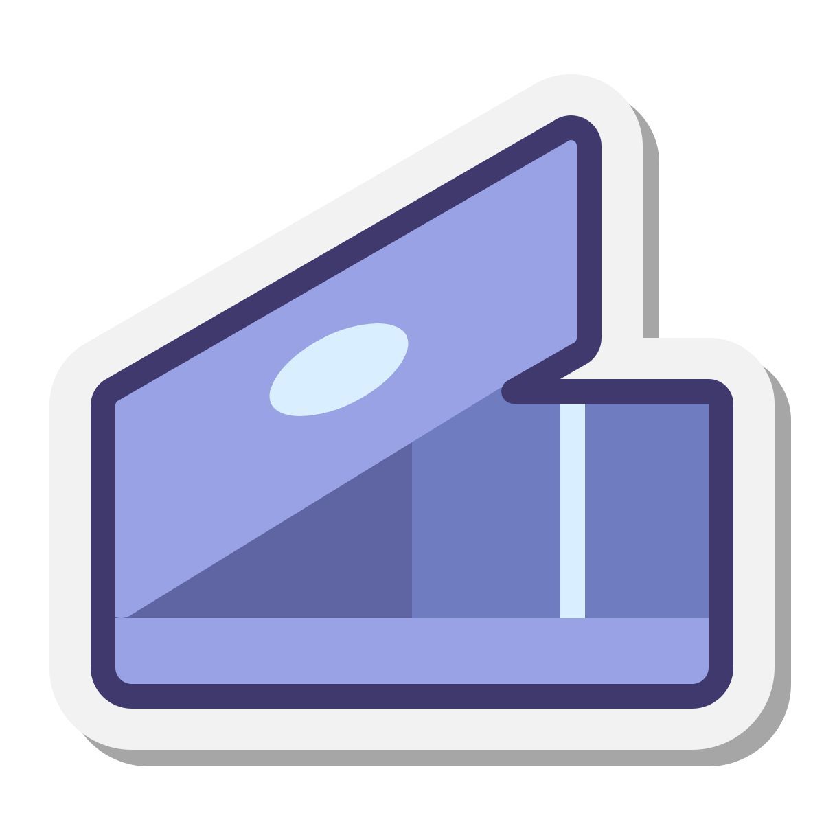 stickers style scanner icon