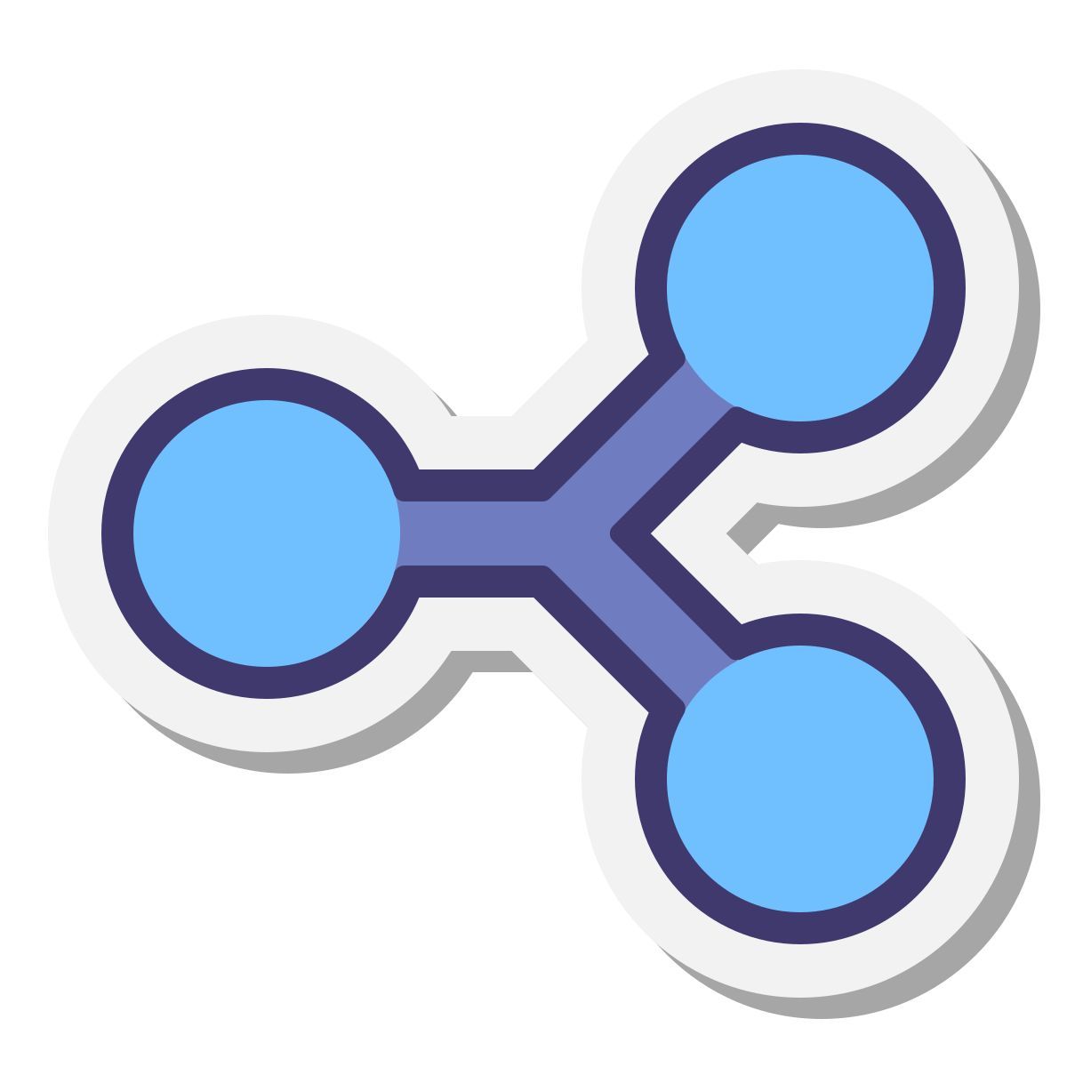 stickers style connection icon