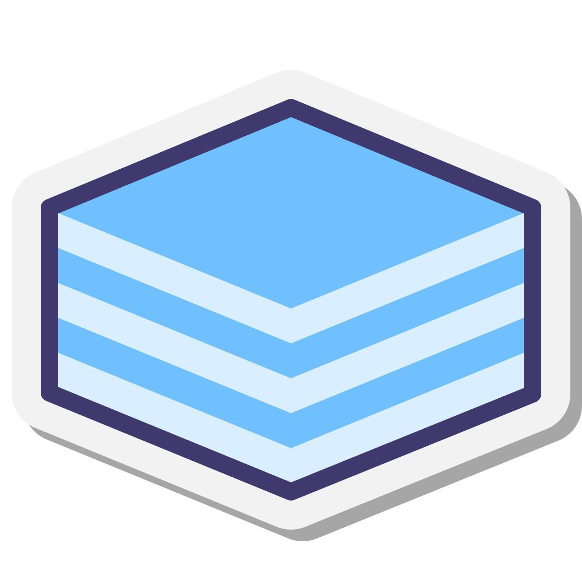 stickers style fogli icon