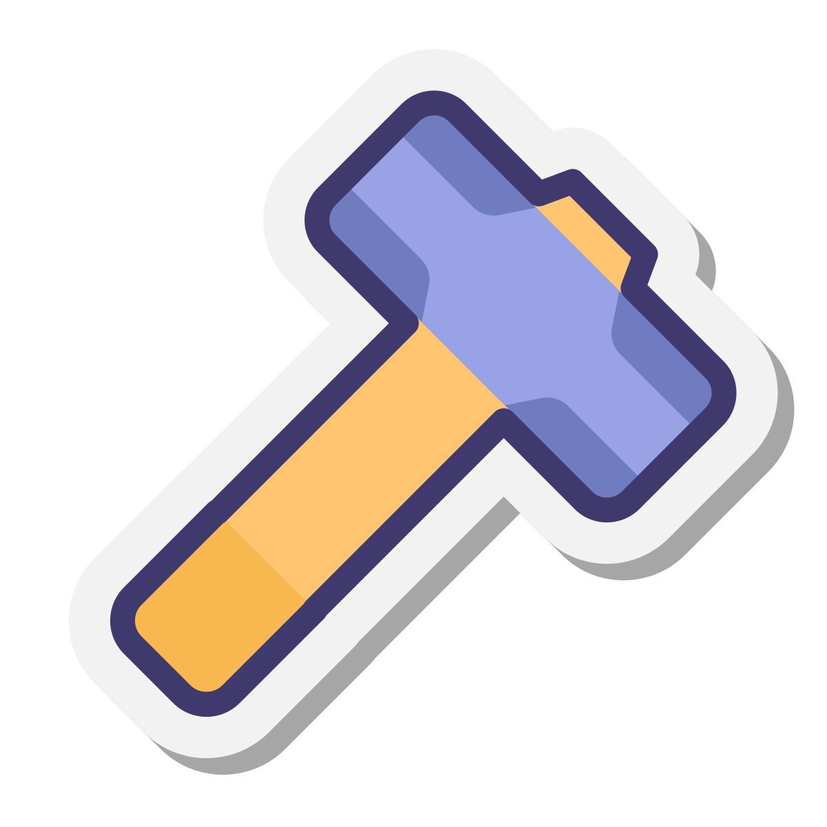 stickers style 长柄大锤 icon