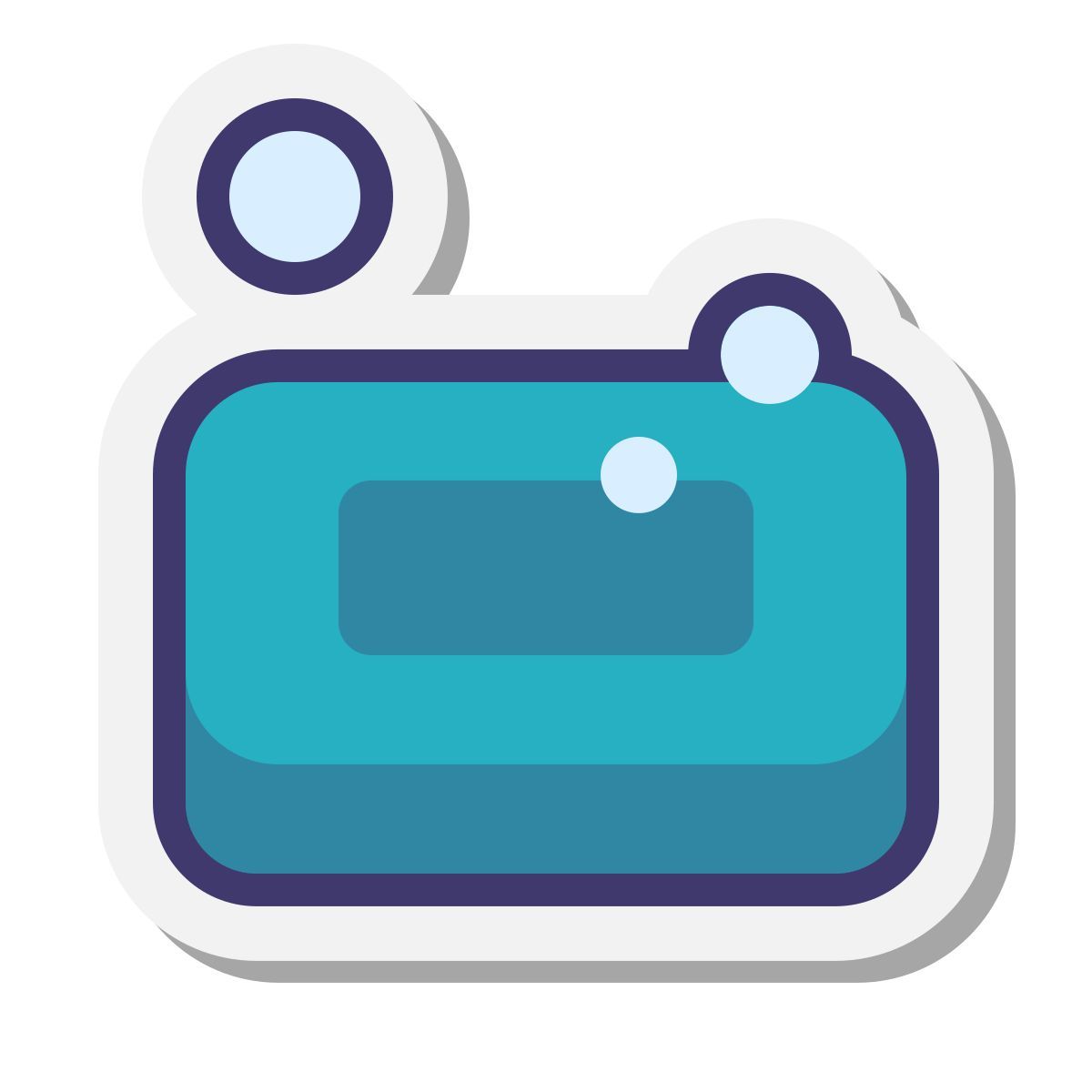 stickers style 肥皂 icon