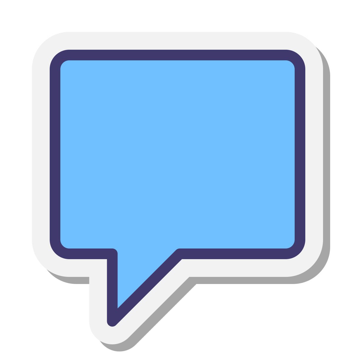 stickers style fumetto icon