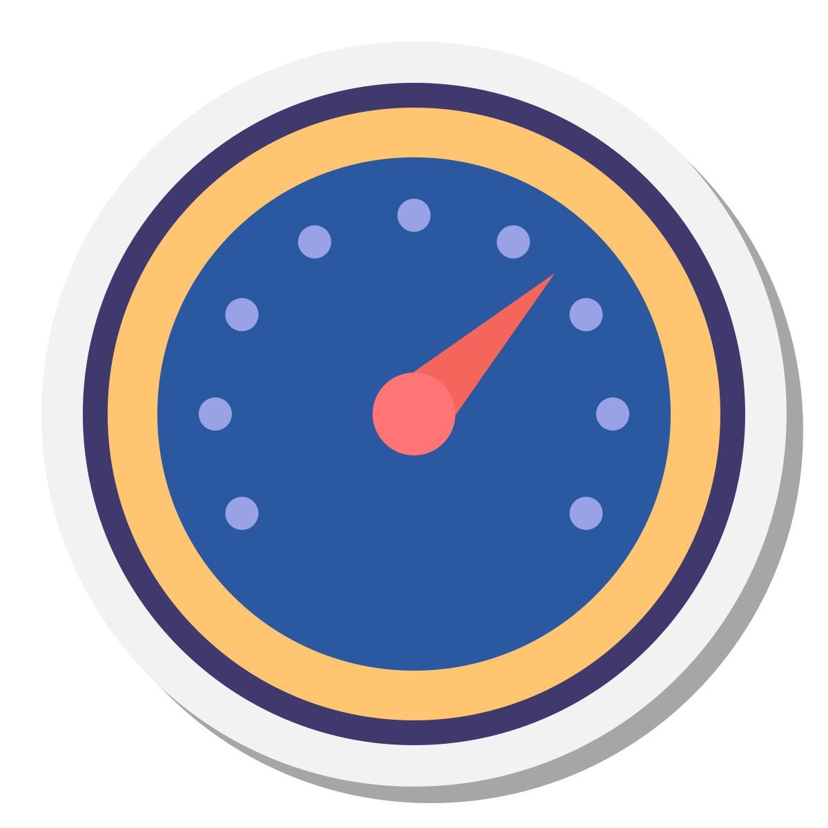 stickers style speed icon