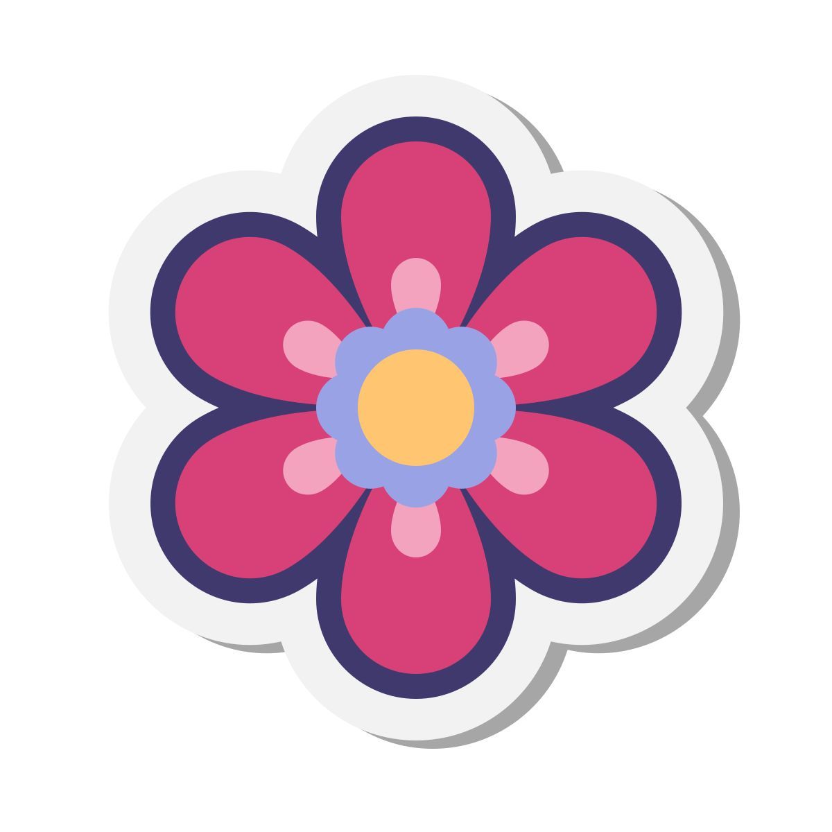 stickers style primavera icon