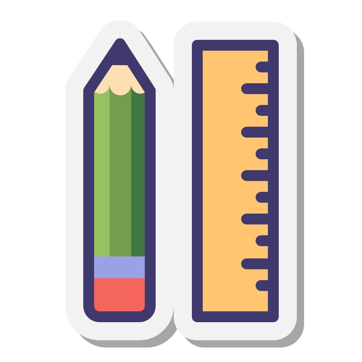 stickers style papelería icon