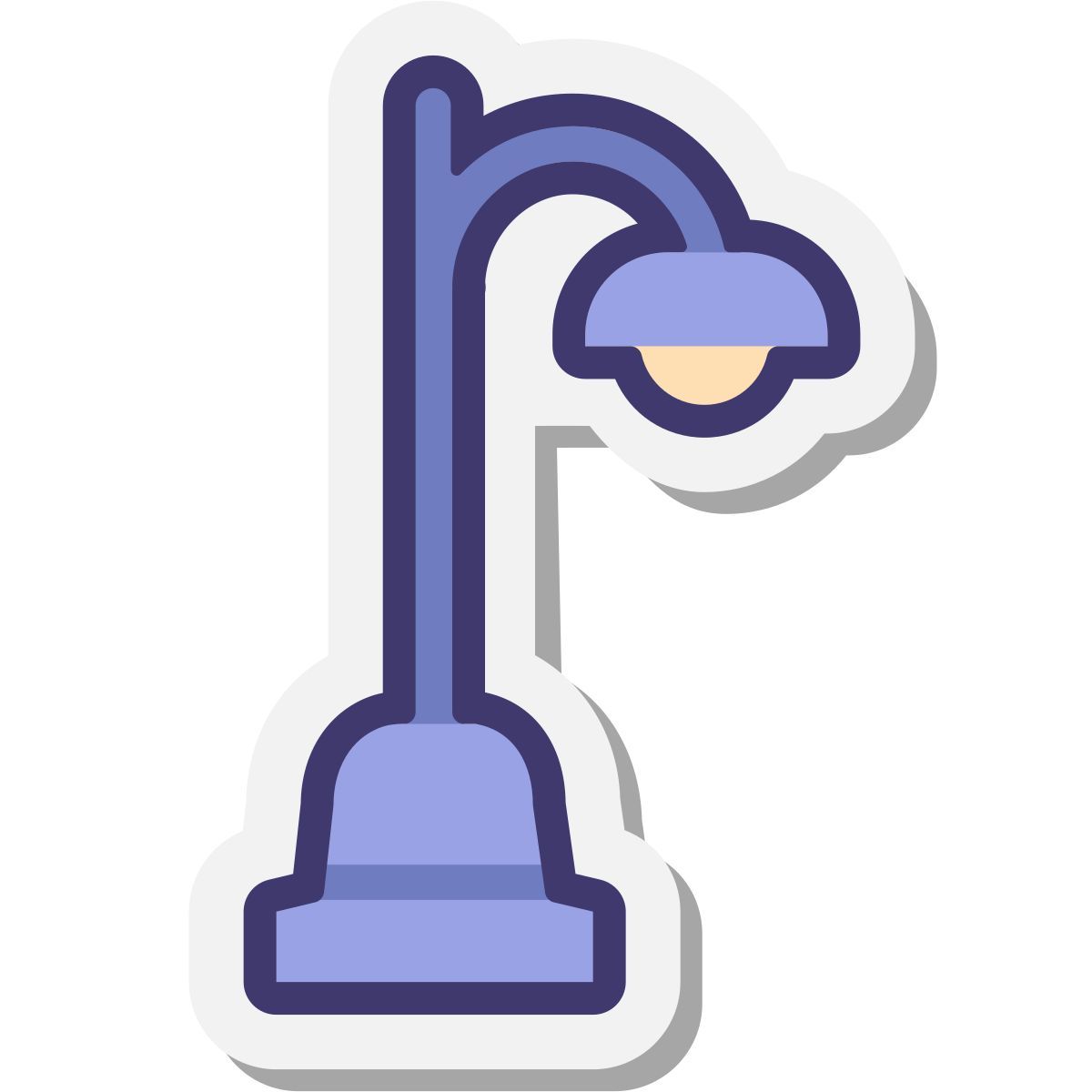 stickers style 가로등 icon