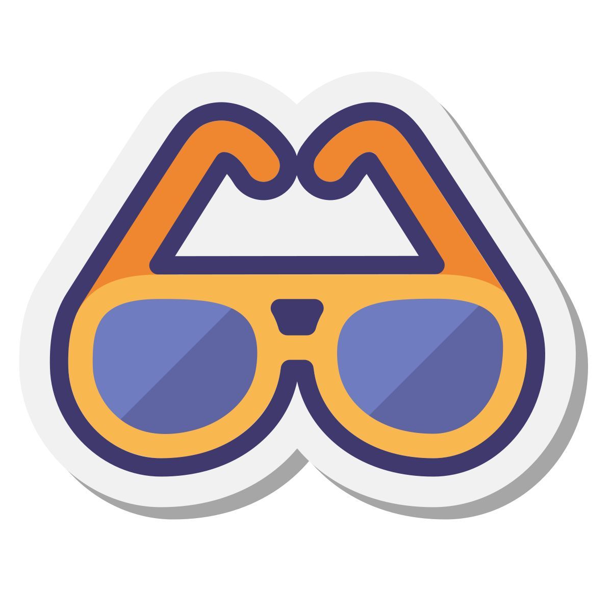 stickers style 太阳眼镜 icon