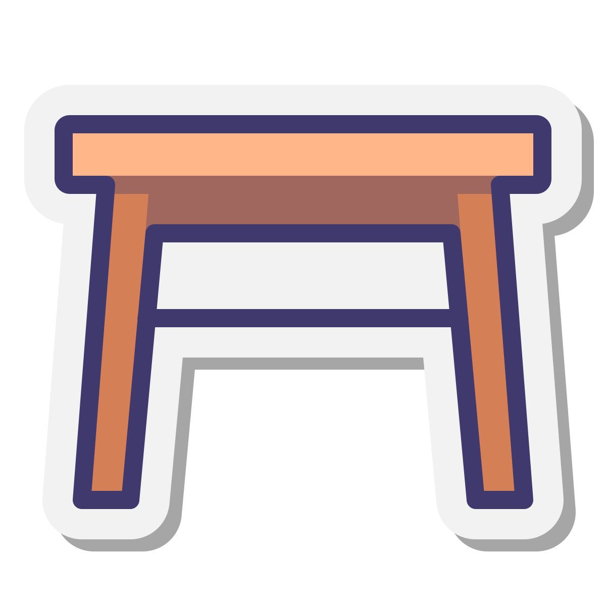 stickers style tisch icon