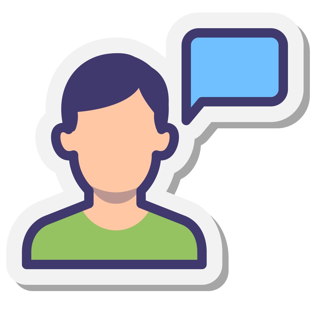 stickers style parla da uomo icon