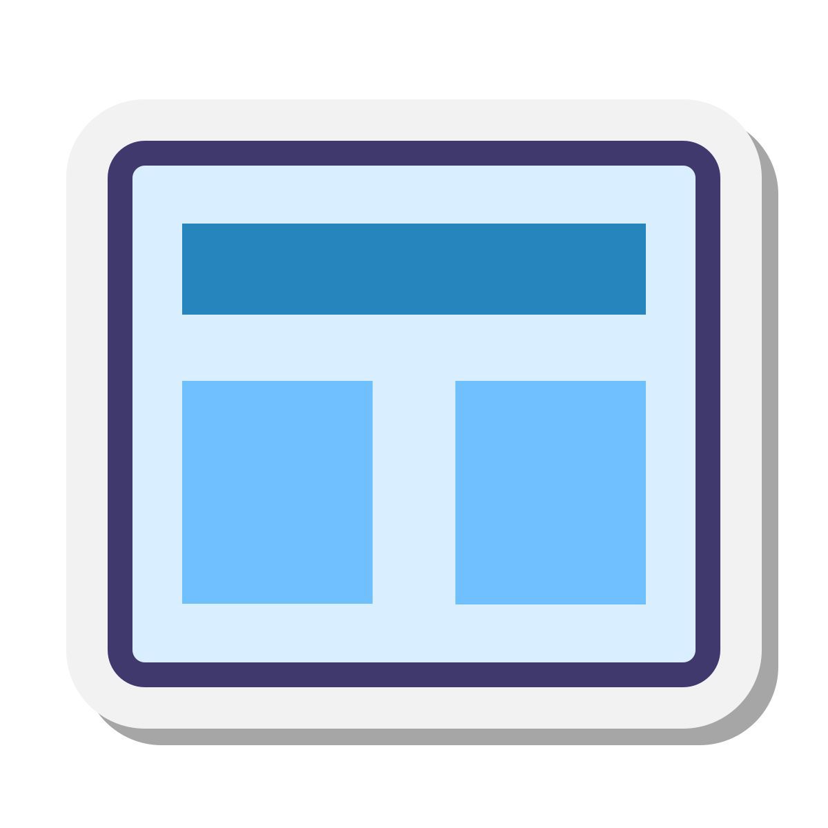 stickers style template icon