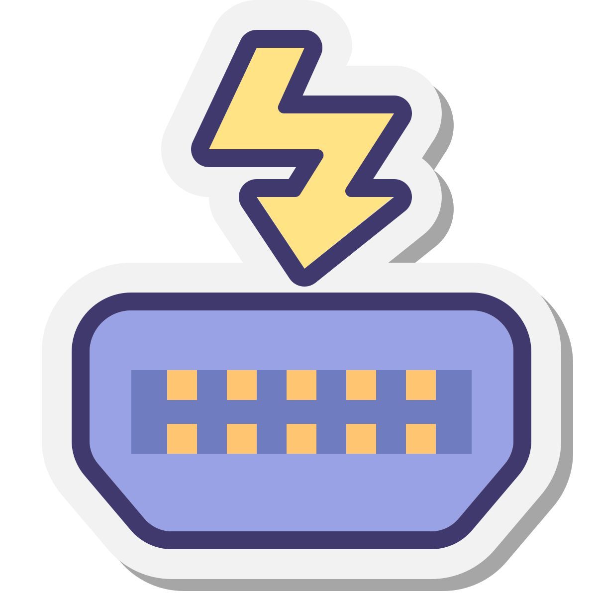 stickers style 迅雷 icon