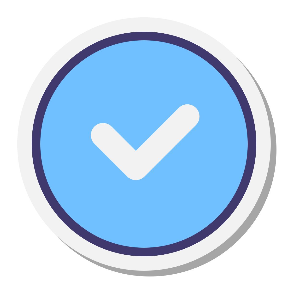 stickers style tiktok 验证帐户 icon