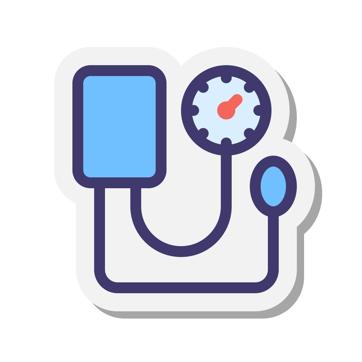 stickers style tonomètre icon