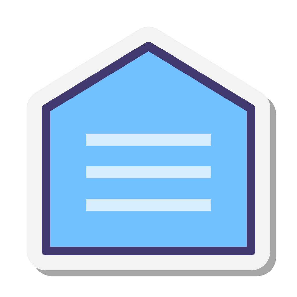 stickers style 顶部菜单 icon