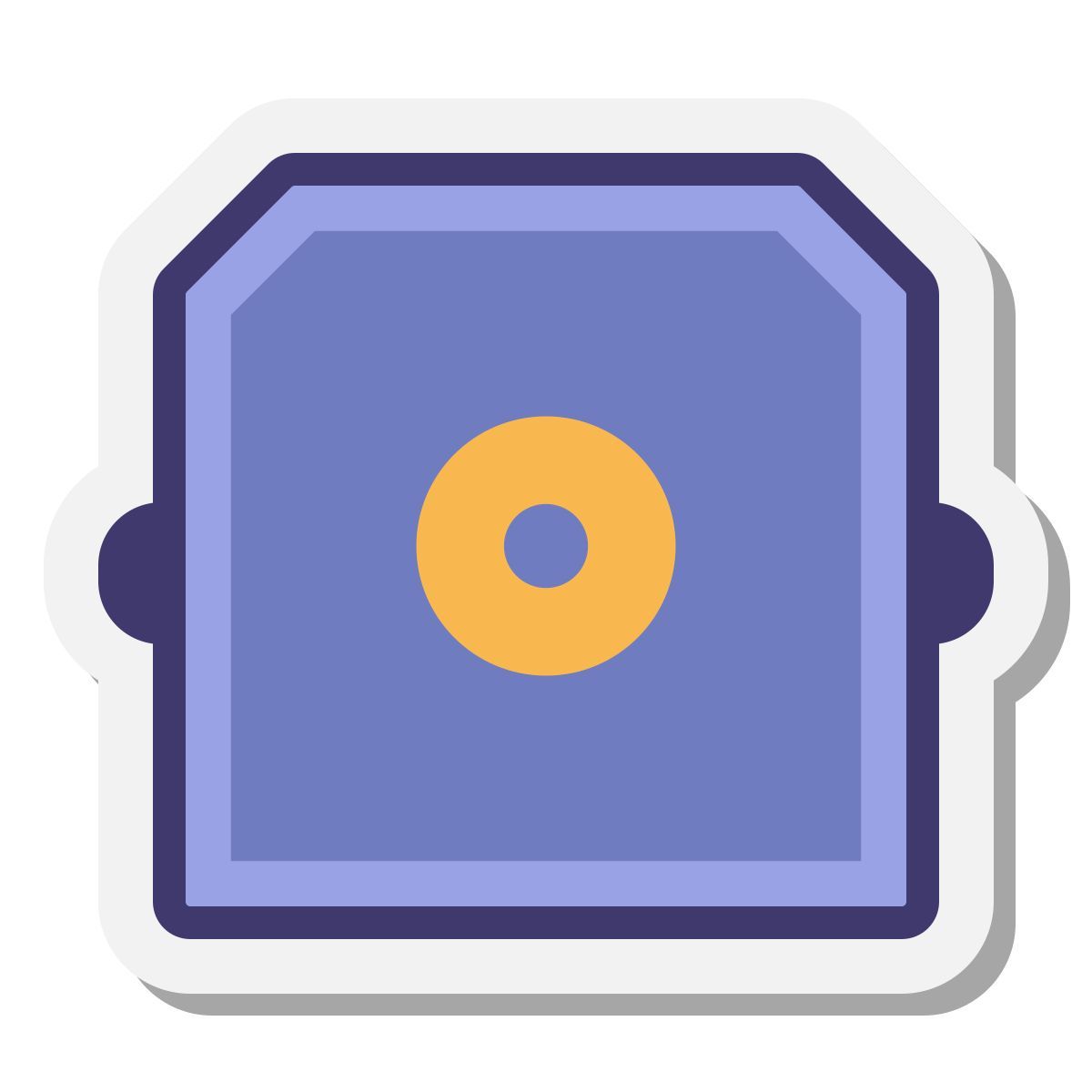 stickers style toslink icon