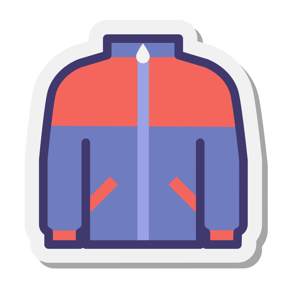 stickers style tracksuit icon