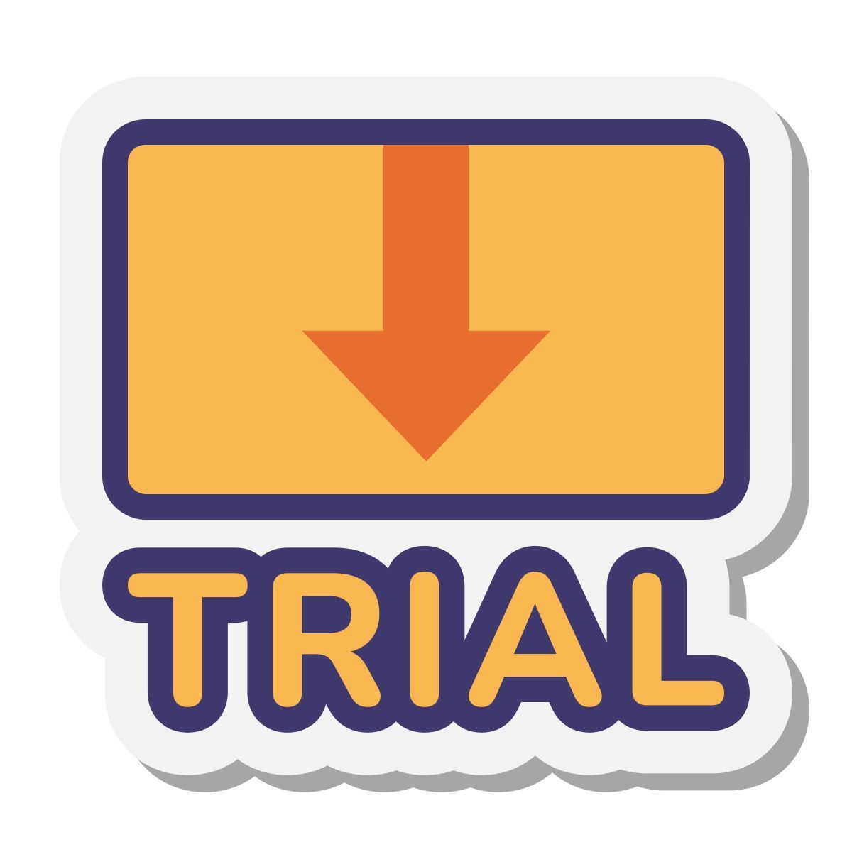 stickers style version d'essai icon