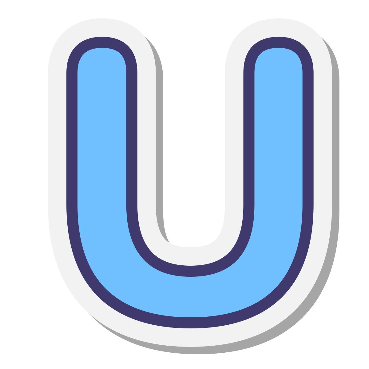 stickers style u icon