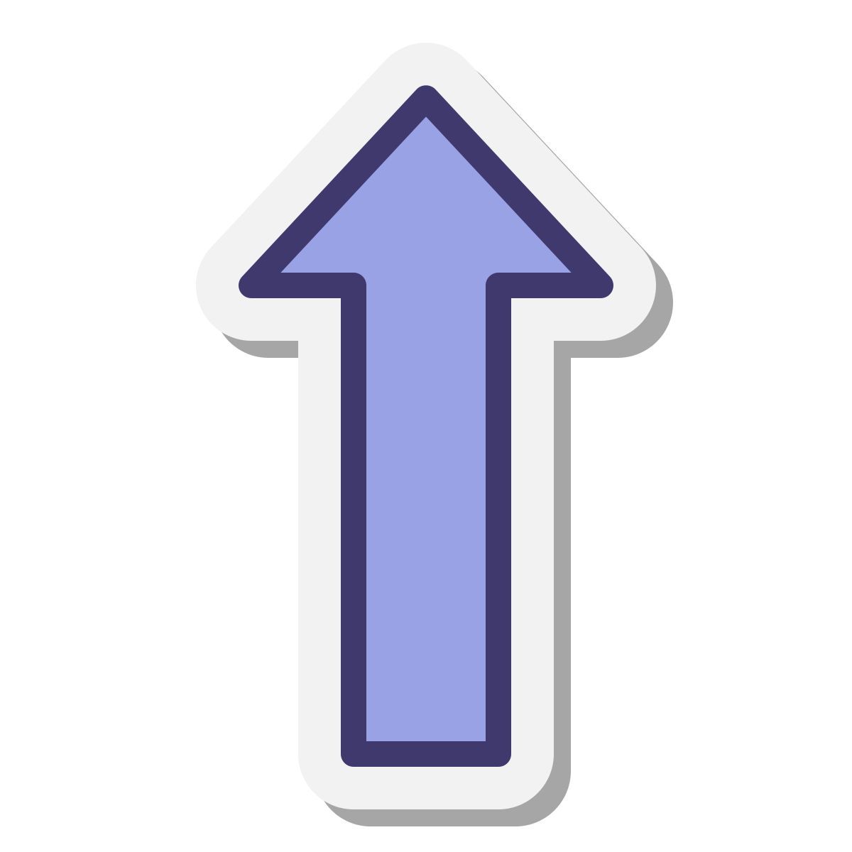 stickers style up icon