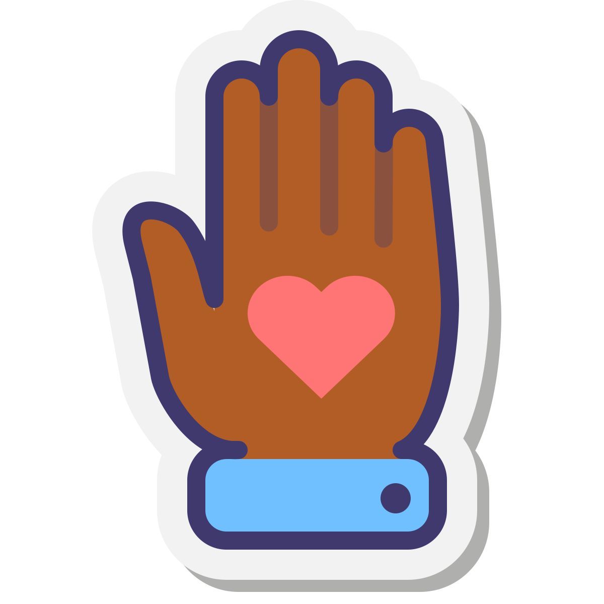 stickers style 志愿服务 皮肤类型 3 icon