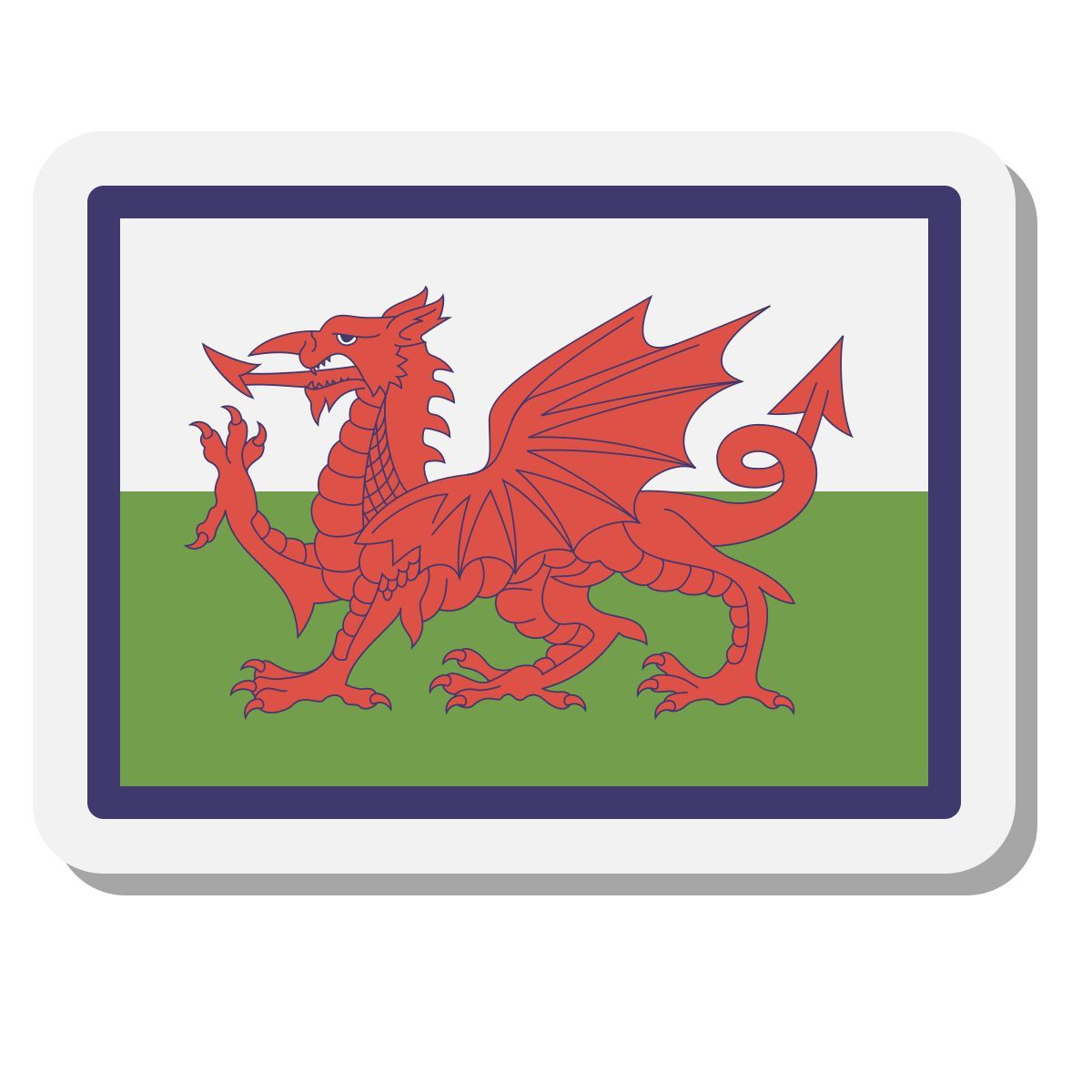 stickers style 威尔士 icon