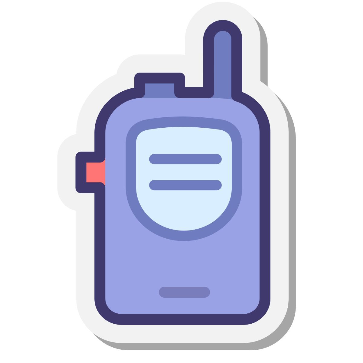 stickers style 收音机 icon