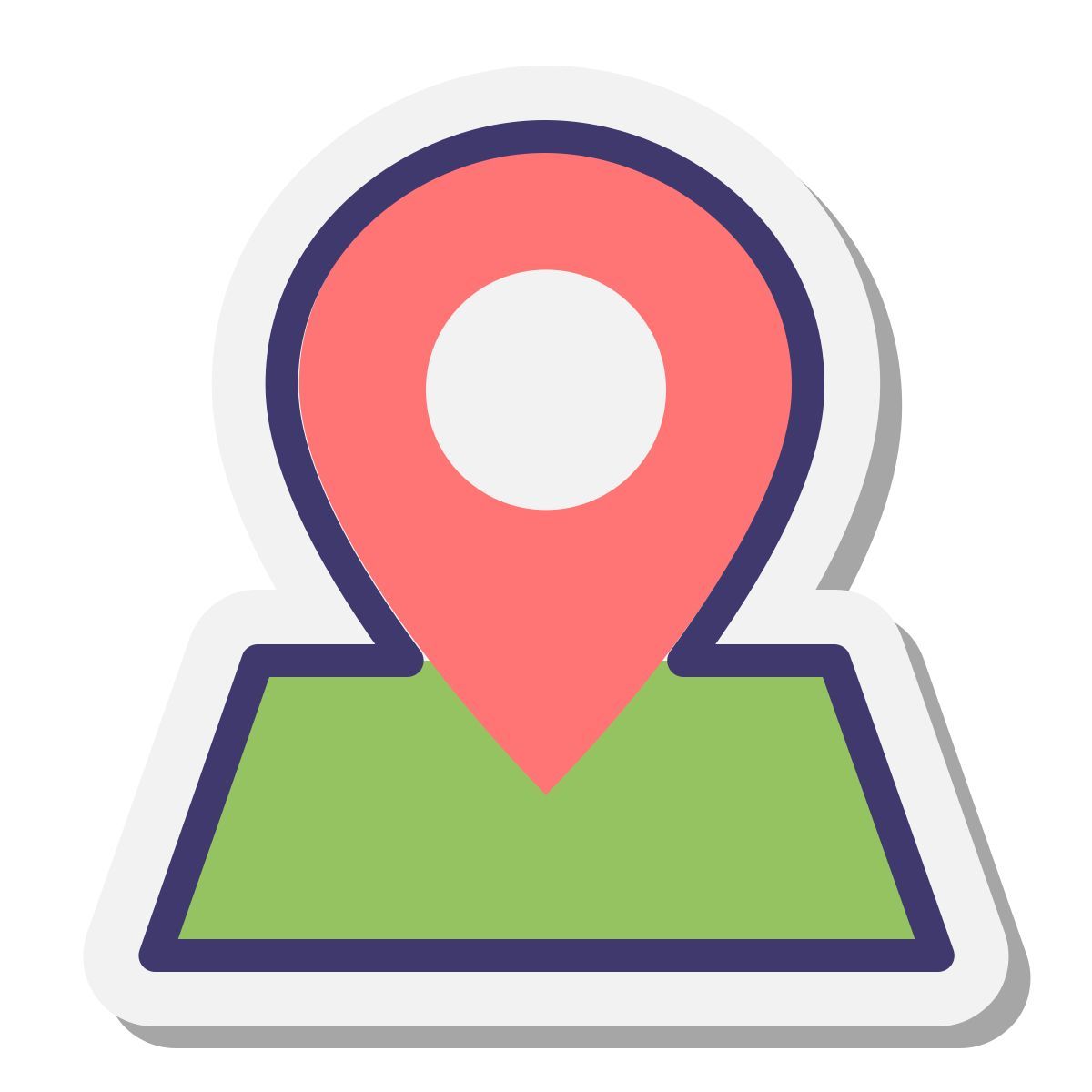 stickers style where icon