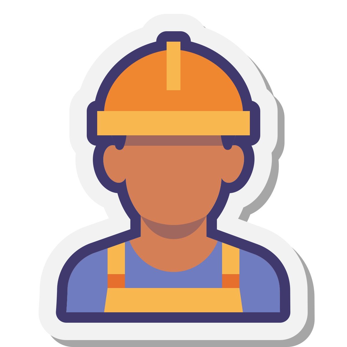 stickers style 工人男性皮肤类型 2 icon