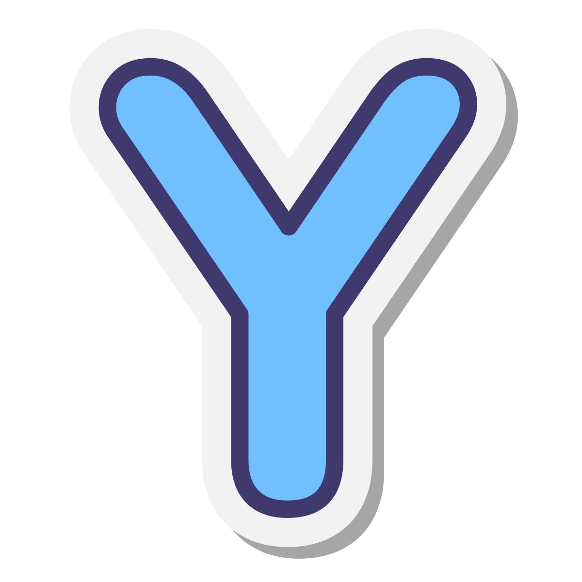 stickers style y icon