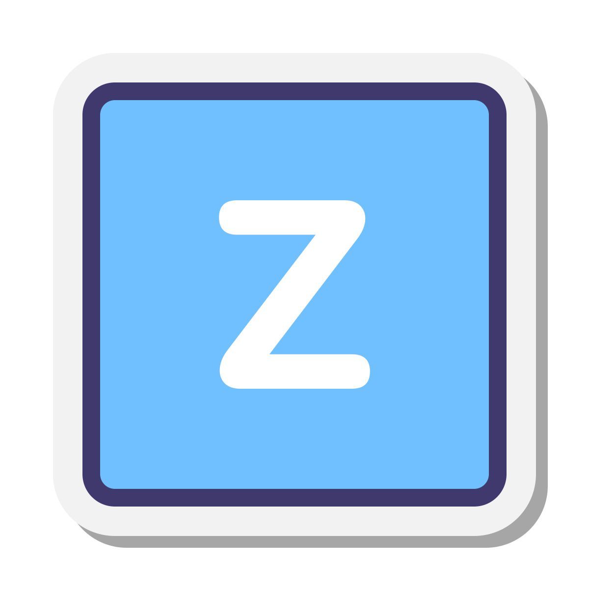 stickers style z 좌표 icon