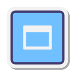 Maximize Window icon in Stickers Style