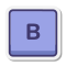 B Key icon