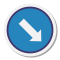 Circled Down Right icon