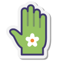 garden gloves icon