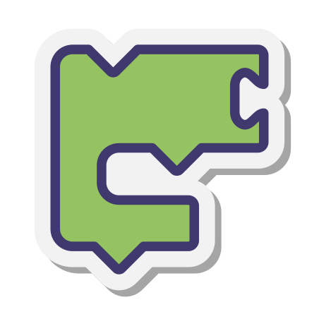 Blockly Green icon in Stickers Style